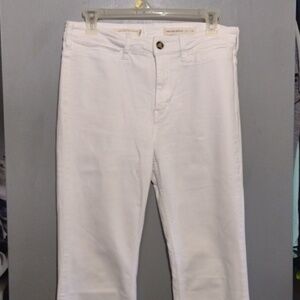 PILCRO and the letterpress high rise boot cut jeans with buttons size 28